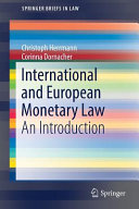 International and European monetary law : an introduction