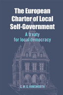 The European Charter of Local Self-Government : a treaty for local democracy