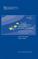 Co-actorship in the development of European law-making : the quality of European legislation and its implementation and application in the national legal order