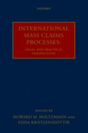 International mass claims processes : legal and practical perspectives