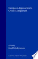 European approaches to crisis management