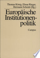 Europäische Institutionenpolitik