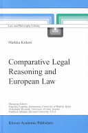 Comparative legal reasoning and European law