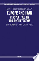 Europe and Iran : perspectives on non-proliferation