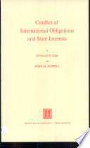 Conflict of international obligations and state interests