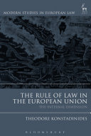 The rule of law in the European Union : the internal dimension