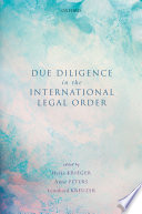 Due diligence in the international legal order
