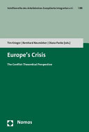Europe's crisis : the conflict-theoretical perspective