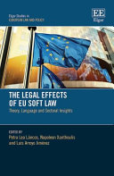 The legal effects of EU soft law : theory, language and sectoral insights