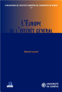 L' Europe de l'intérêt général