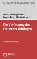 Die Verfassung des Freistaats Thüringen : Handkommentar