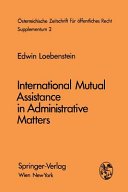 International mutual assistance in administrative matters