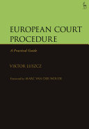 European Court procedure : a practical guide