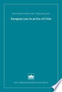 European law in an era of crisis