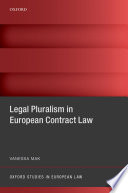 Legal pluralism in European contract law