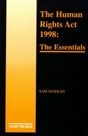 The Human Rights Act 1998 : the essentials