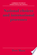 National choices and international processes