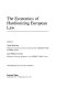 The economics of harmonizing European law