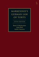 Markesinis's German law of torts : a comparative treatise
