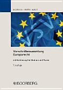 Vorschriftensammlung Europarecht : mit Einführung für Studium und Praxis