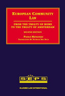 European community law : from the Treaty of Rome to the Treaty of Amsterdam