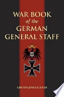 War book of the German General Staff