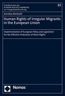 Human rights of irregular migrants in the European Union : implementation of European policy and legislation for the effective protection of these rights