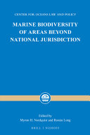 Marine biodiversity of areas beyond national jurisdiction