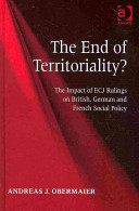 The end of territoriality? : the impact of ECJ rulings on British, German and French social policy