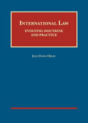 International law : evolving doctrine and practice
