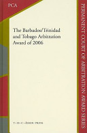 The Barbados/Trinidad and Tobago Arbitration Award of 2006