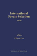 International forum selection