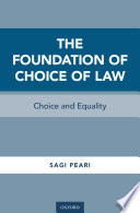 The foundation of choice of law : choice and equality