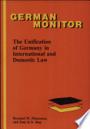 The unification of Germany in international and domestic law