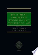 Investment protection standards and the rule of law