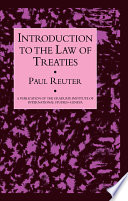 Introduction to the law of treaties