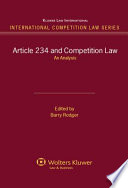 Article 234 and competition law : an analysis