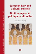 European law and cultural policies