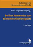 Berliner Kommentar zum Telekommunikationsgesetz