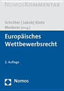 Europäisches Wettbewerbsrecht : Großkommentar