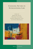 Changing actors in international law