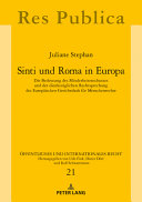 Sinti und Roma in Europa : die Bedeutung des Minderheitenschutzes und der diesbezüglichen Rechtsprechung des Europäischen Gerichtshofs für Menschenrechte
