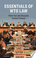 Essentials of WTO law