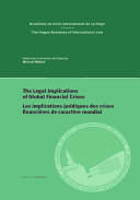 The legal implications of global financial crises