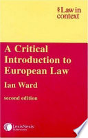 A critical introduction to European law