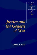 Justice and the genesis of war