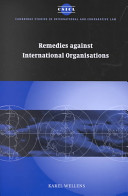 Remedies against international organisations : [basic issues]