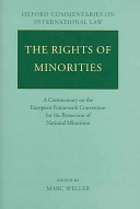 The rights of minorities in Europe : a commentary on the European Framework Convention for the Protection of National Minorities