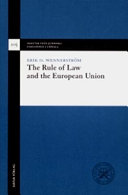 The rule of law and the European Union